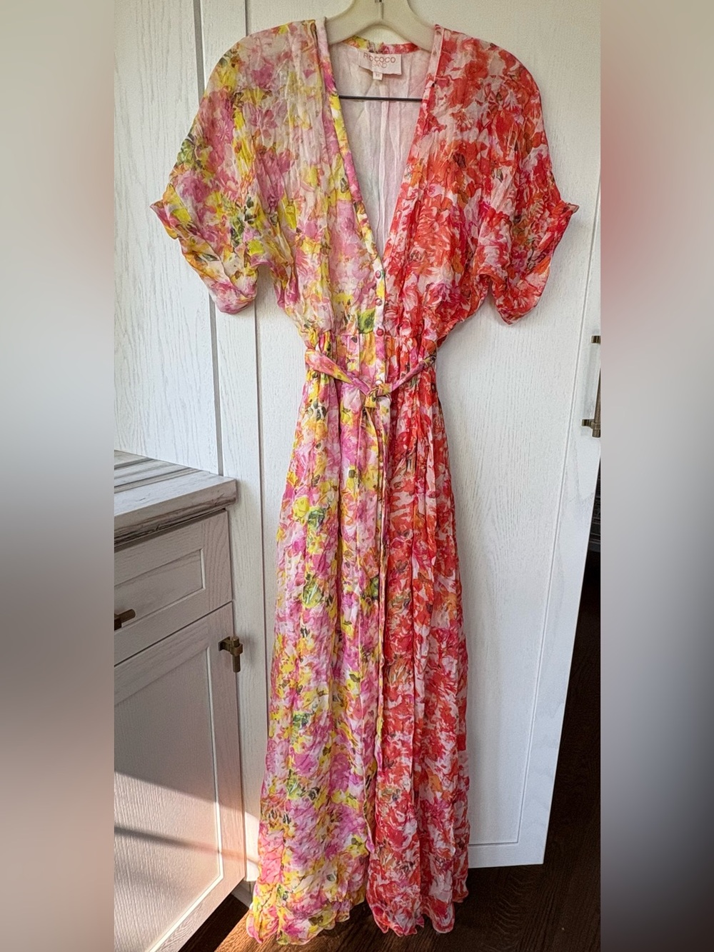 Rococo Sand Maxi Floral Dress